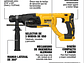 ROTOMARTILLO DEWALT SDS 20 V S/CARBONES S/BATERÍA DCH133B-B3 - Miniatura 5