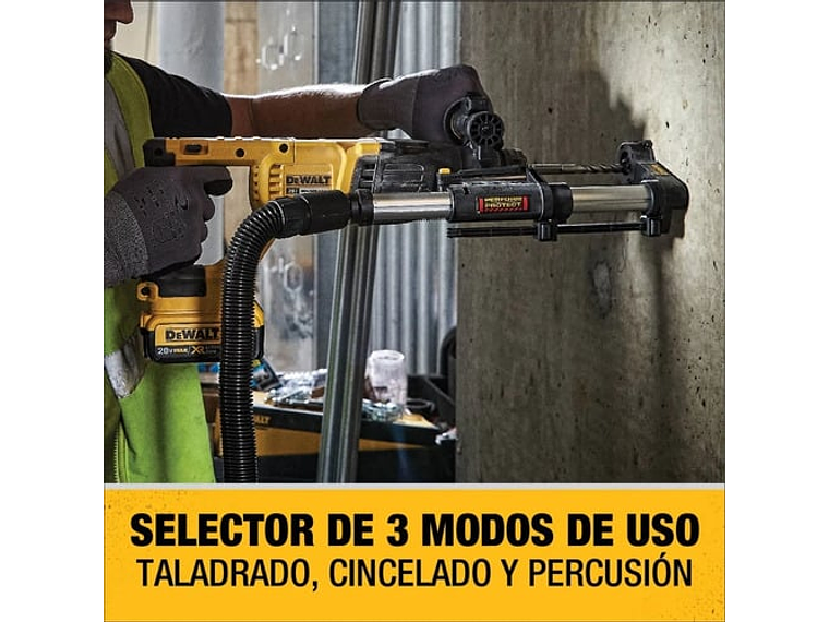 ROTOMARTILLO DEWALT SDS 20 V S/CARBONES S/BATERÍA DCH133B-B3 6