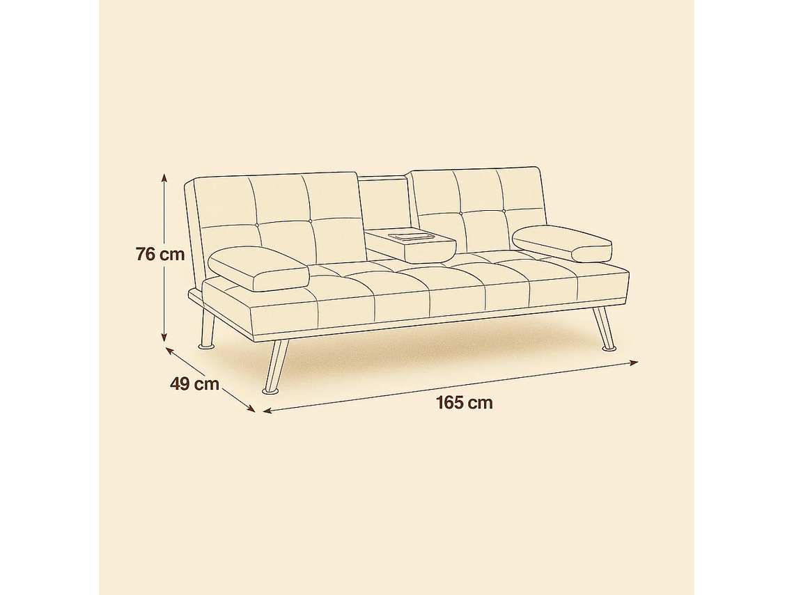 FUTON COUCH IBIZA 7