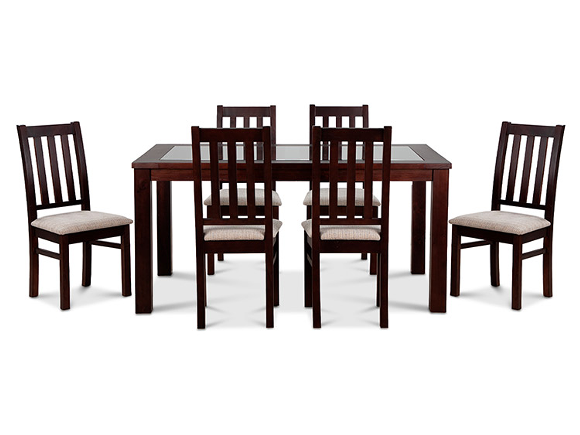 JUEGO DE COMEDOR CIC ÑUBLE 6 SILLAS 8