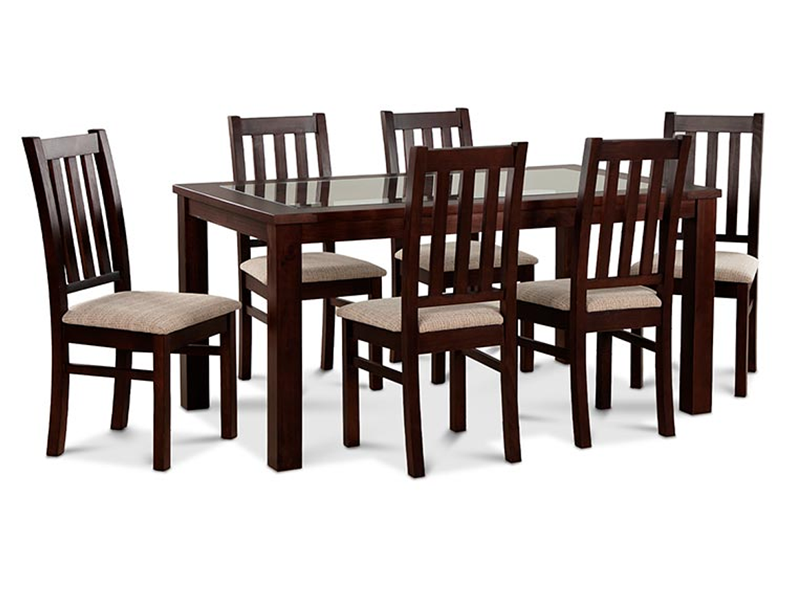 JUEGO DE COMEDOR CIC ÑUBLE 6 SILLAS 10