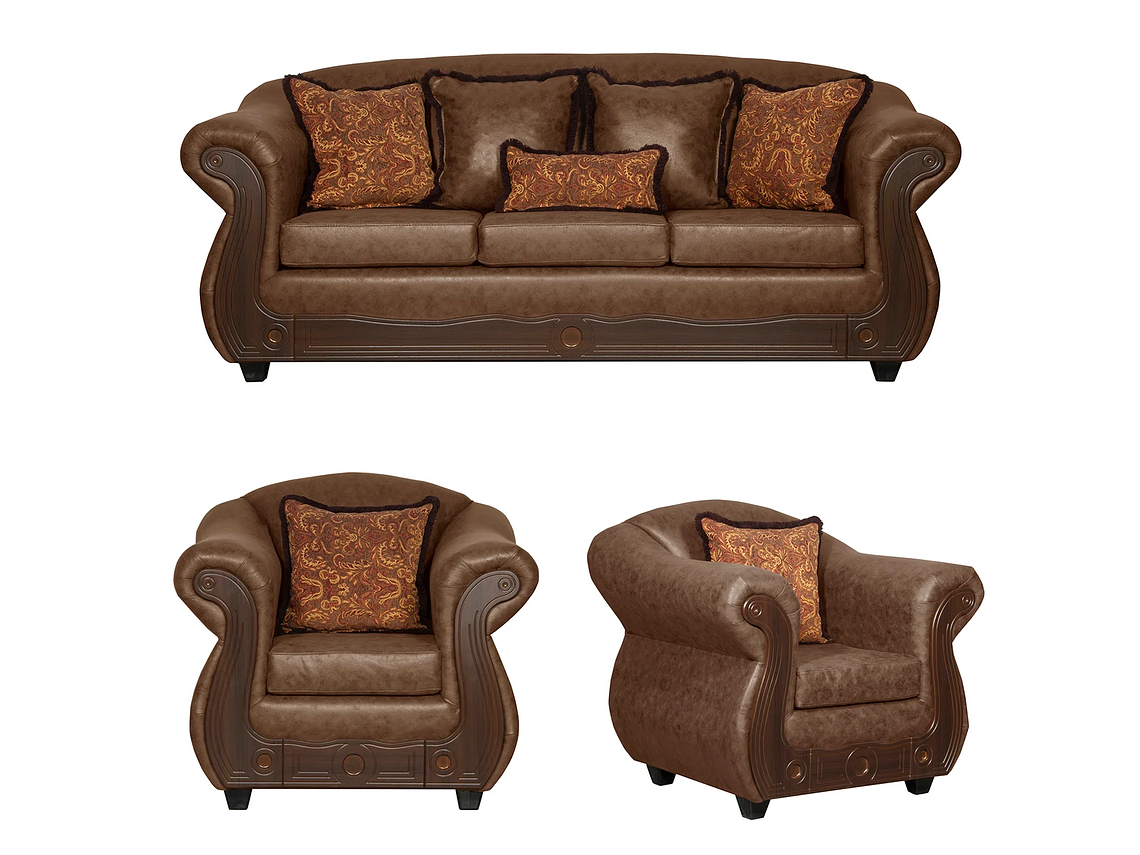 JUEGO DE LIVING 3 1 1 ESTAMBUL CAFÉ 1