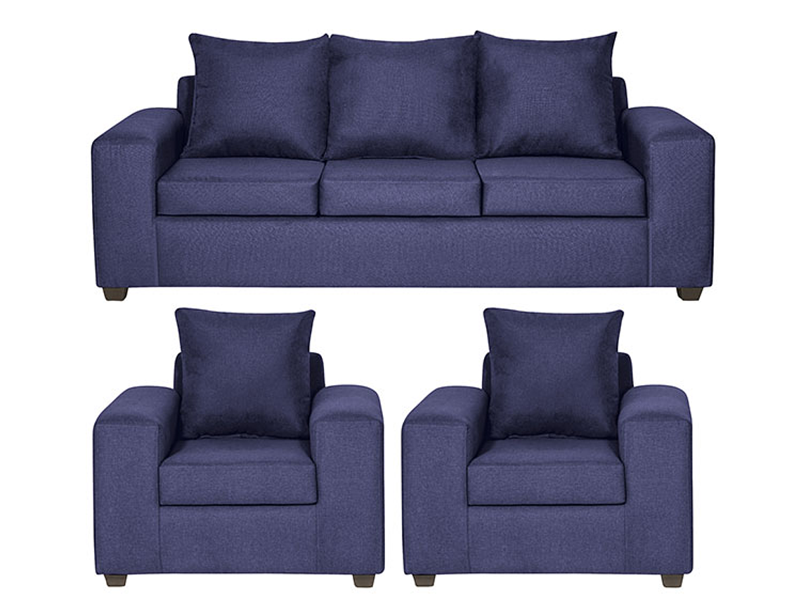 JUEGO DE LIVING INNOVAMUEBLES KAHLO TELA 311 6