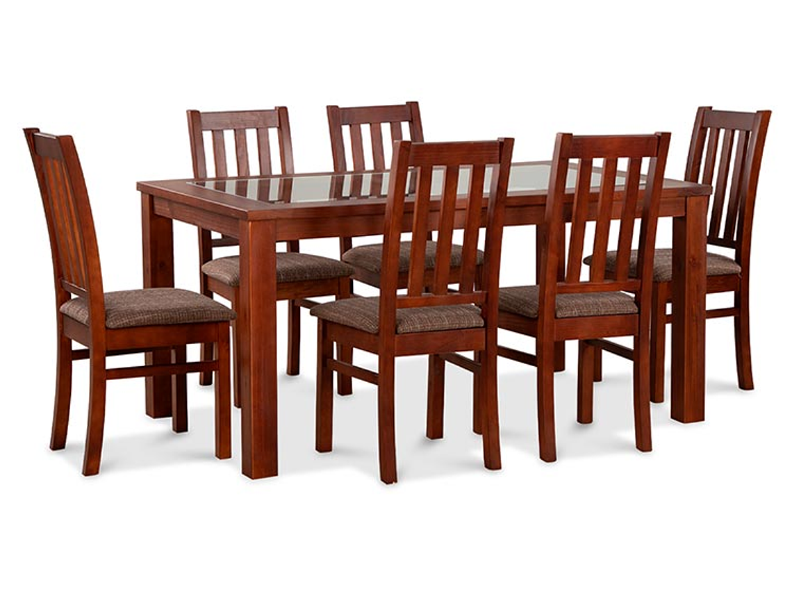 JUEGO DE COMEDOR CIC ÑUBLE 6 SILLAS 6