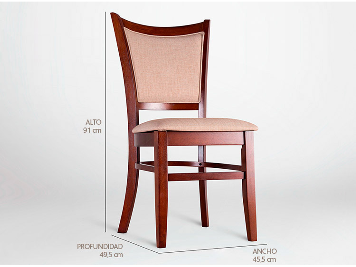 JUEGO DE COMEDOR CIC CALABRIA 6 SILLAS ARENA 5