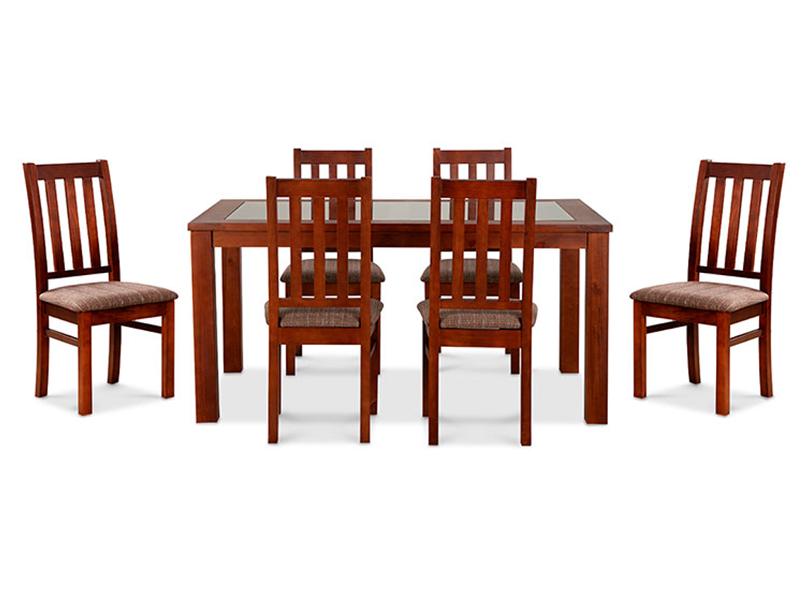 JUEGO DE COMEDOR CIC ÑUBLE 6 SILLAS 10