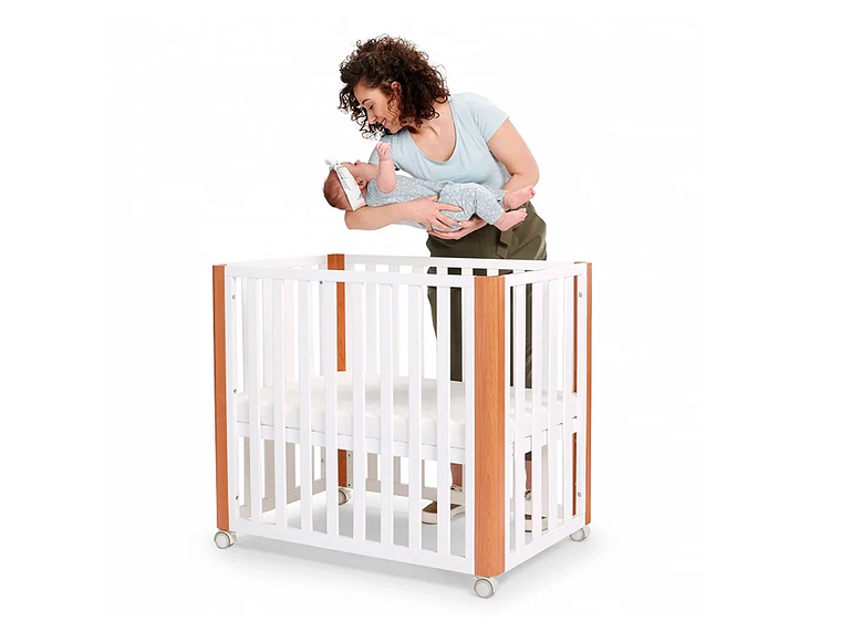 CUNA DE MADERA 4 EN 1 KOYA WOOD BLANCO 2