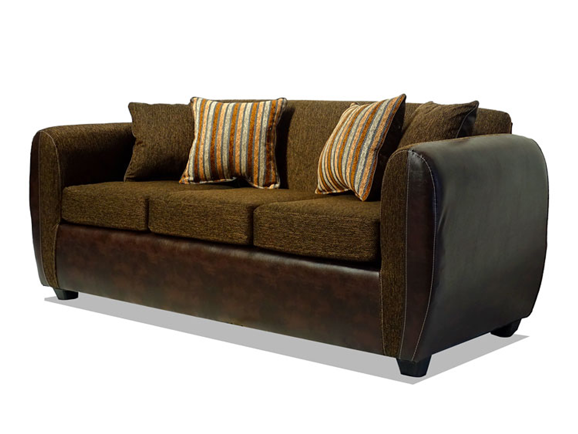 JUEGO DE LIVING ELEGANT DETAIL OKLAHOMA TELA PU 321 1