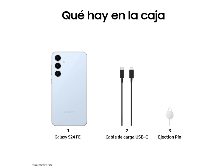 SAMSUNG GALAXY S24 FE 256 GB GRIS 2