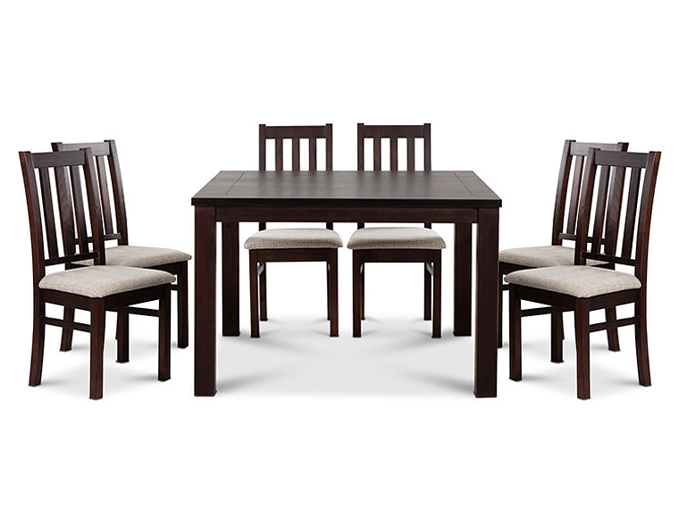 JUEGO DE COMEDOR CIC ÑUBLE 8 SILLAS CHOCOLATE BEIGE 3