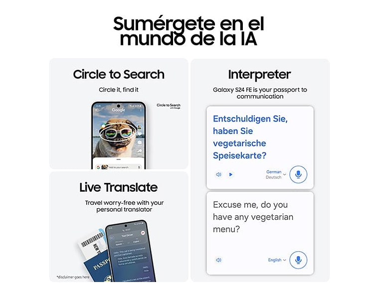 CELULAR SAMSUNG GALAXY S24 FE 256GB 8GB RAM 50MP 6.7” 6