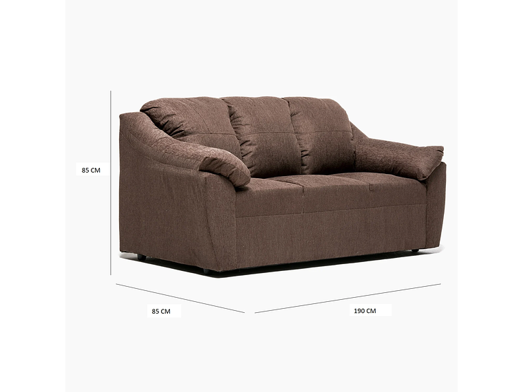 LIVING GENOVA 3-2CPOS CHOCOLATE 4