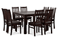 JUEGO DE COMEDOR CIC ÑUBLE 8 SILLAS CHOCOLATE NEGRO - Miniatura 3