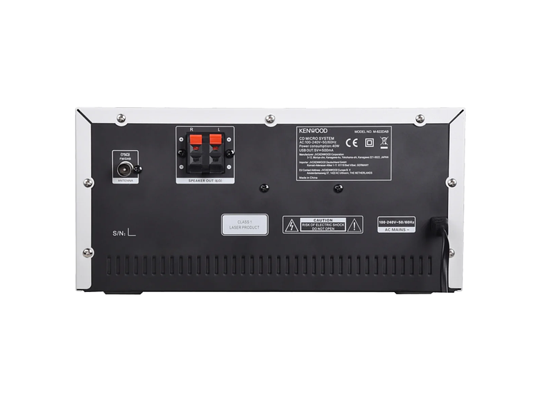 MICROCOMPONENTE KENWOOD M-822DAB-W CD-PLAYER, USB, BLUETOOTH, RADIO FM 4