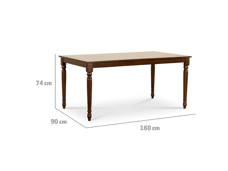 JUEGO COMEDOR CIC 6S CAFÉ DALLAS CHOCOLATE 2