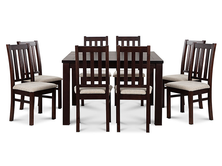 JUEGO DE COMEDOR CIC ÑUBLE 8 SILLAS CHOCOLATE BEIGE 4