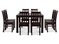 JUEGO DE COMEDOR CIC ÑUBLE 8 SILLAS CHOCOLATE NEGRO - Miniatura 4