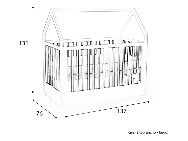 CUNA SOGNARE MONTESSORI BLANCA/ MIEL 4