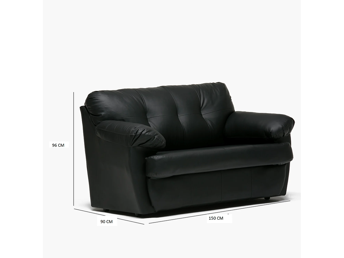 LIVING CABURGA 3-2CPOS NEGRO 2