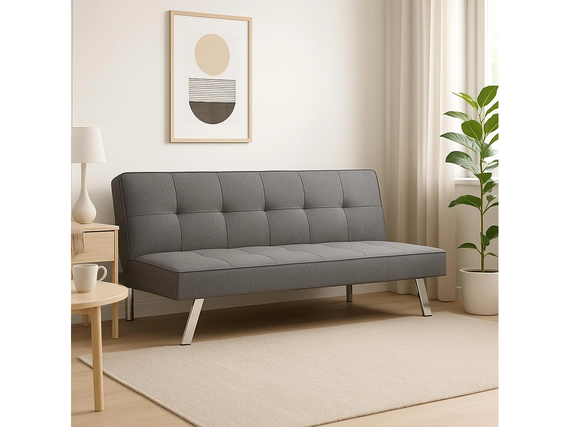 FUTON SOFA CAMA GRECIA GRIS 6
