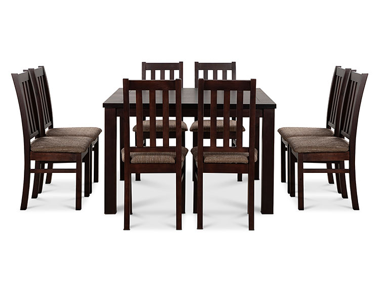 JUEGO DE COMEDOR CIC ÑUBLE 8 SILLAS CHOCOLATE CAFÉ 6