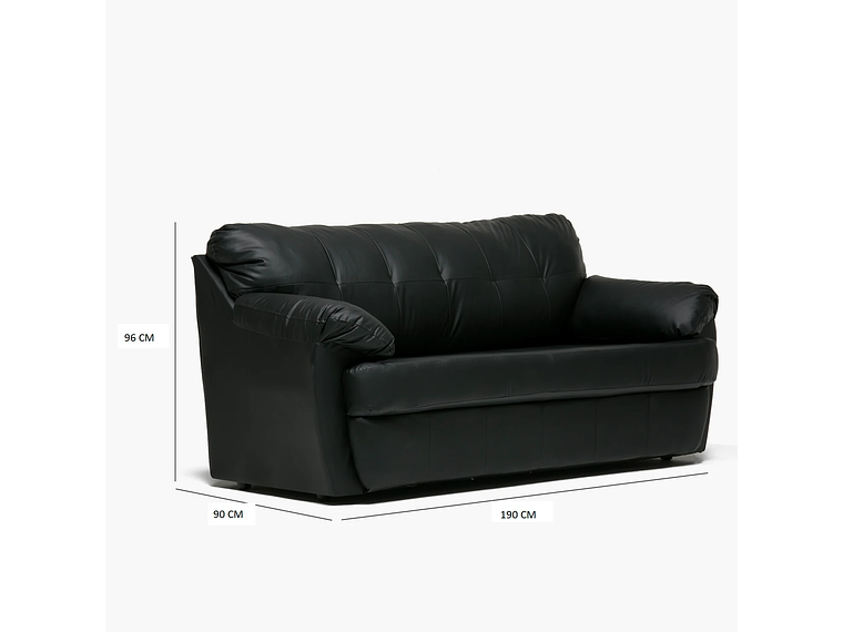 LIVING CABURGA 3-2CPOS NEGRO 3