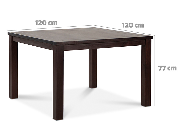 JUEGO DE COMEDOR CIC ÑUBLE 8 SILLAS CHOCOLATE CAFÉ 7