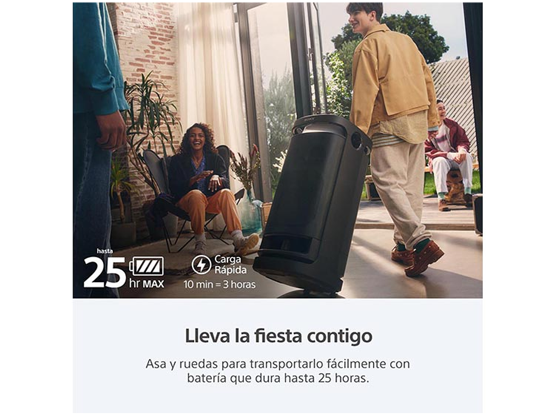 PARLANTE BLUETOOTH SONY SRS-XV900/B SRS-XV900 4