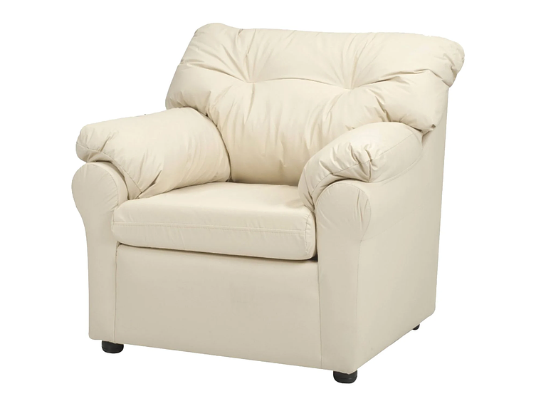 LIVING MUEBLES AMÉRICA 311 CUERO BEIGE 2