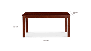  JUEGO DE COMEDOR CIC ÑUBLE PU 6 SILLAS CHOCOLATE