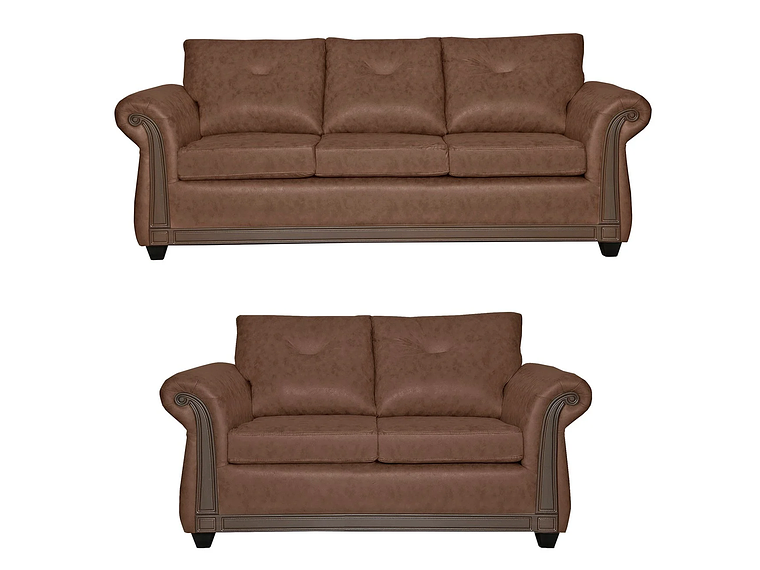 JUEGO DE LIVING 3 2 BRISTOL CAFÉ 1