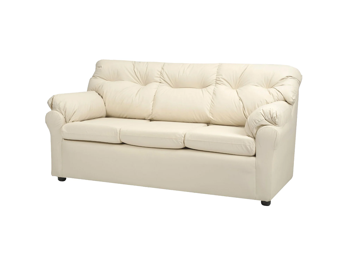LIVING MUEBLES AMÉRICA 311 CUERO BEIGE 3