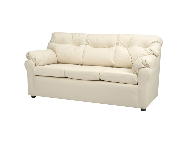 LIVING MUEBLES AMÉRICA 311 CUERO BEIGE 3