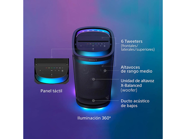 SRS-XV900 PARLANTES INALÁMBRICOS DE ALTA POTENCIA 8