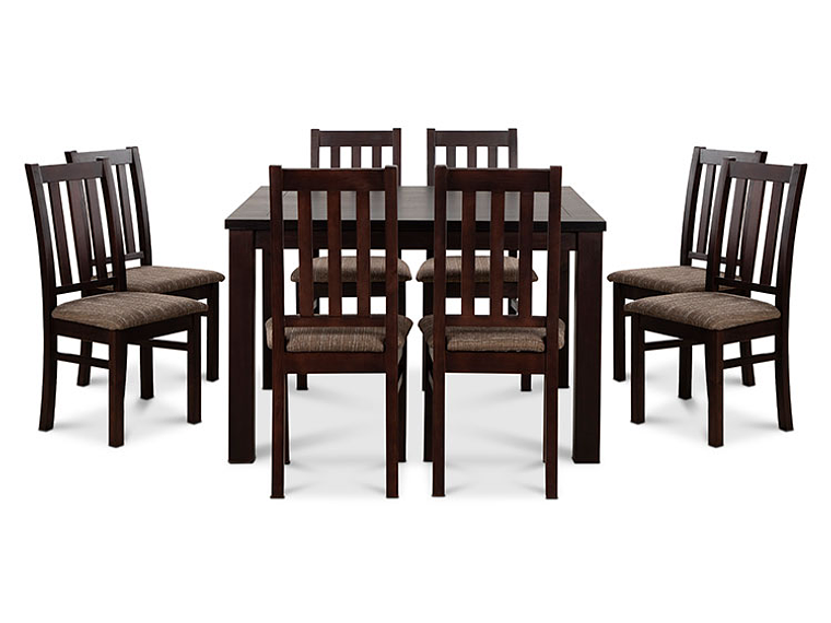 JUEGO DE COMEDOR CIC ÑUBLE 8 SILLAS CHOCOLATE CAFÉ 10