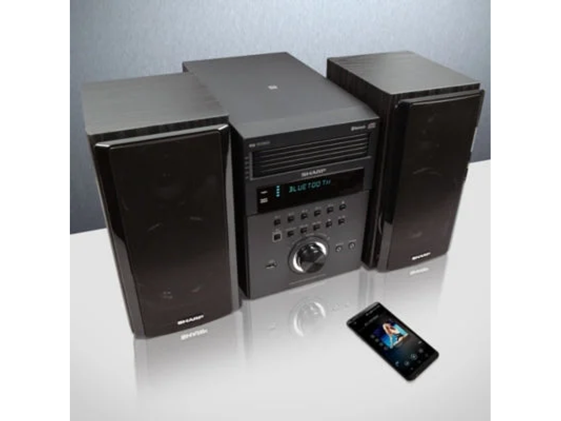 MICROCOMPONENTE SHARP CD-PLAYER 5 DISCO USB BLUETOOTH NFC RADIO AM/FM SH-XL-BH250 3