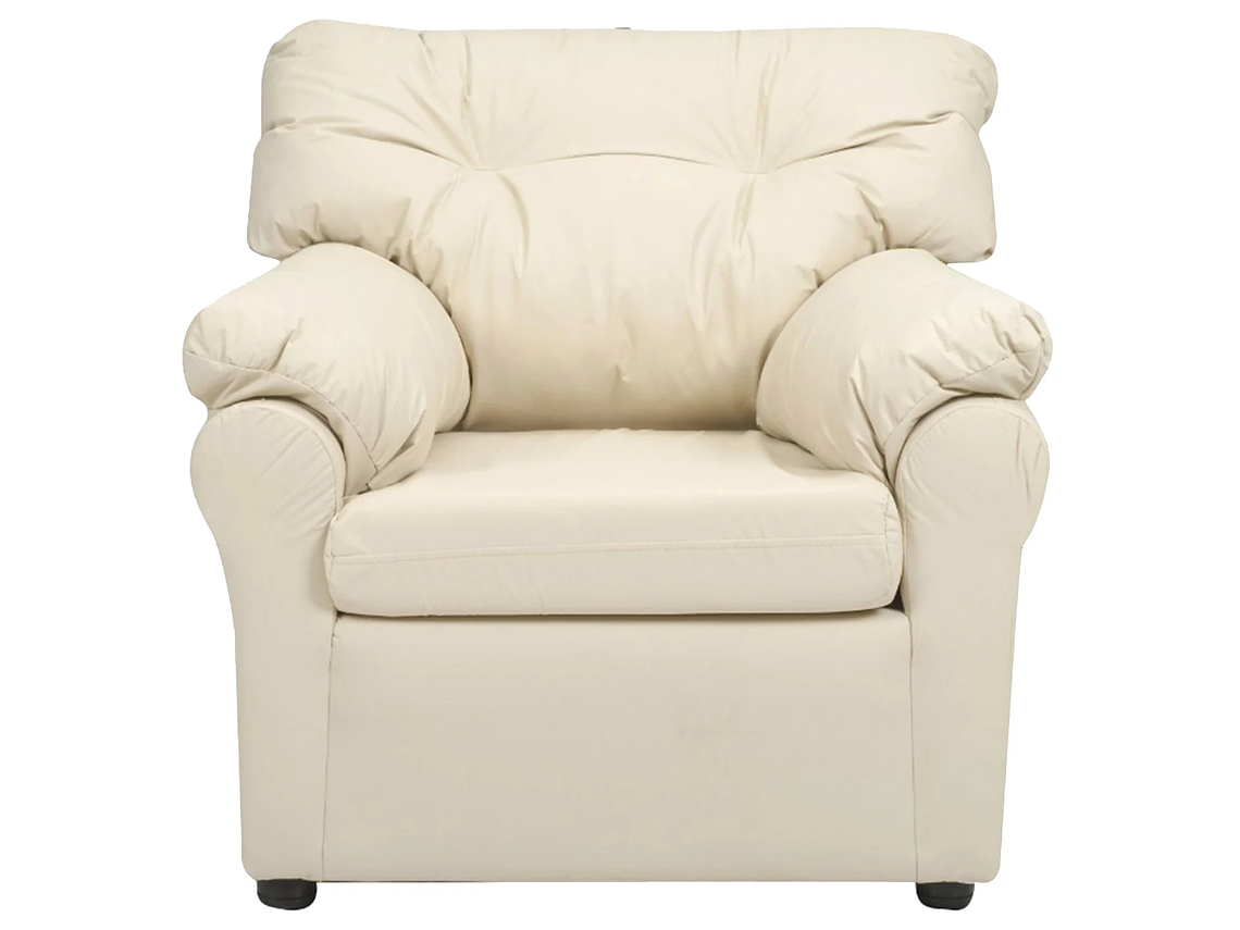 LIVING MUEBLES AMÉRICA 311 CUERO BEIGE 4