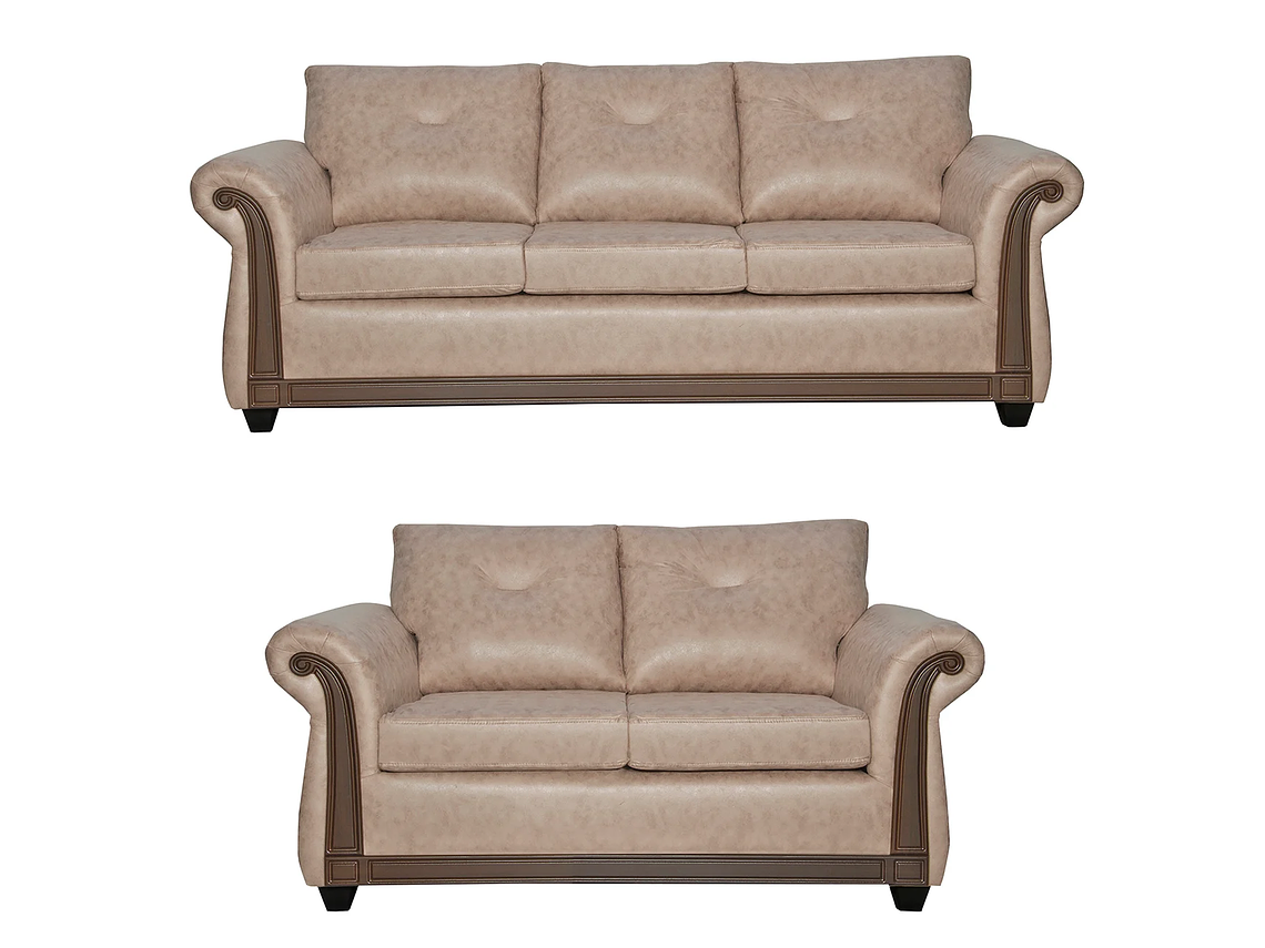 JUEGO DE LIVING 3 2 BRISTOL BEIGE 1