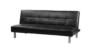 FUTÓN CLYDE 3 CUERPOS NEGRO