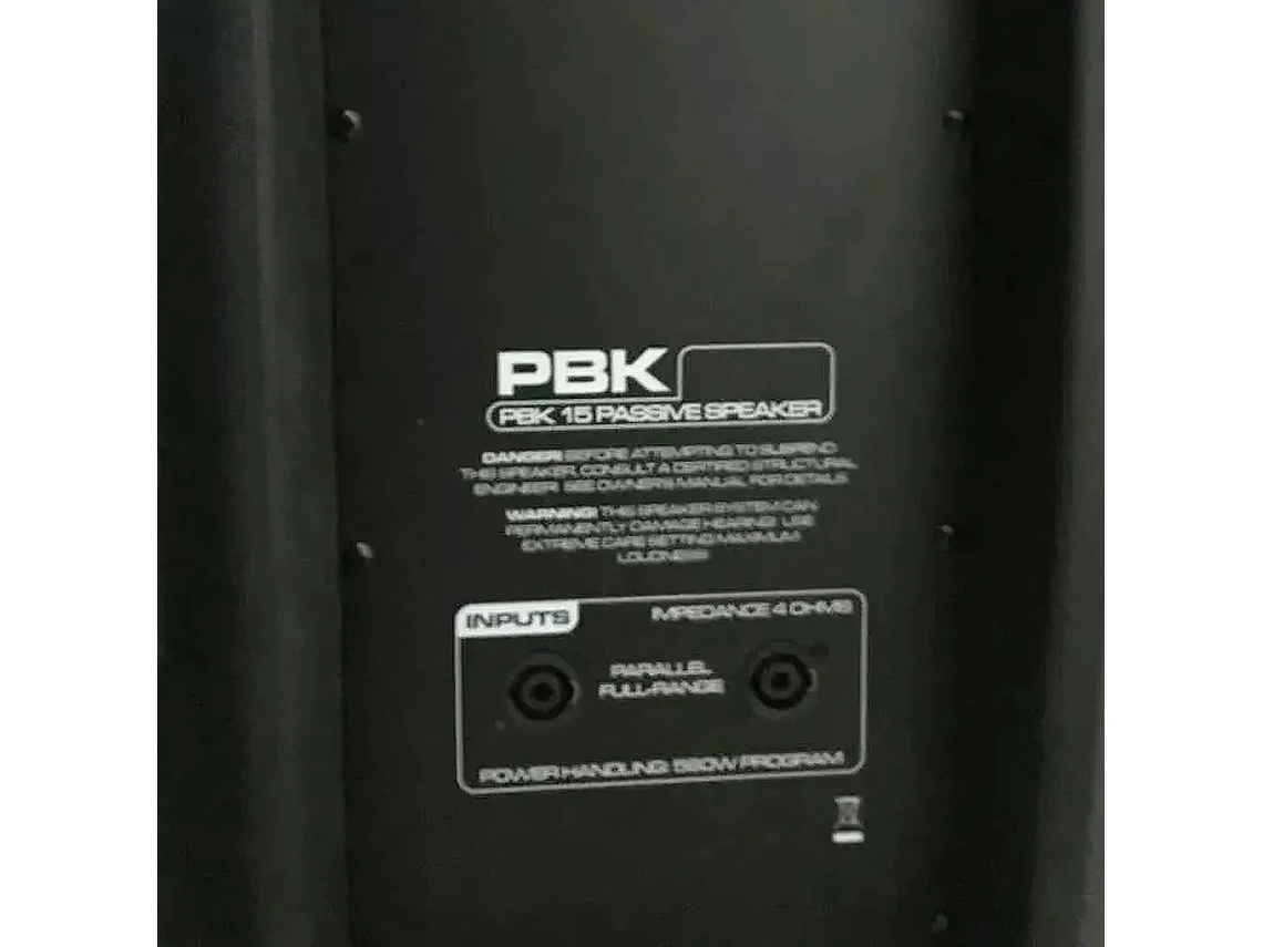 PARLANTE PASIVO 15' PEAVEY PBK-15 4
