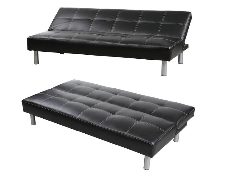 FUTÓN CLYDE 3 CUERPOS NEGRO 4
