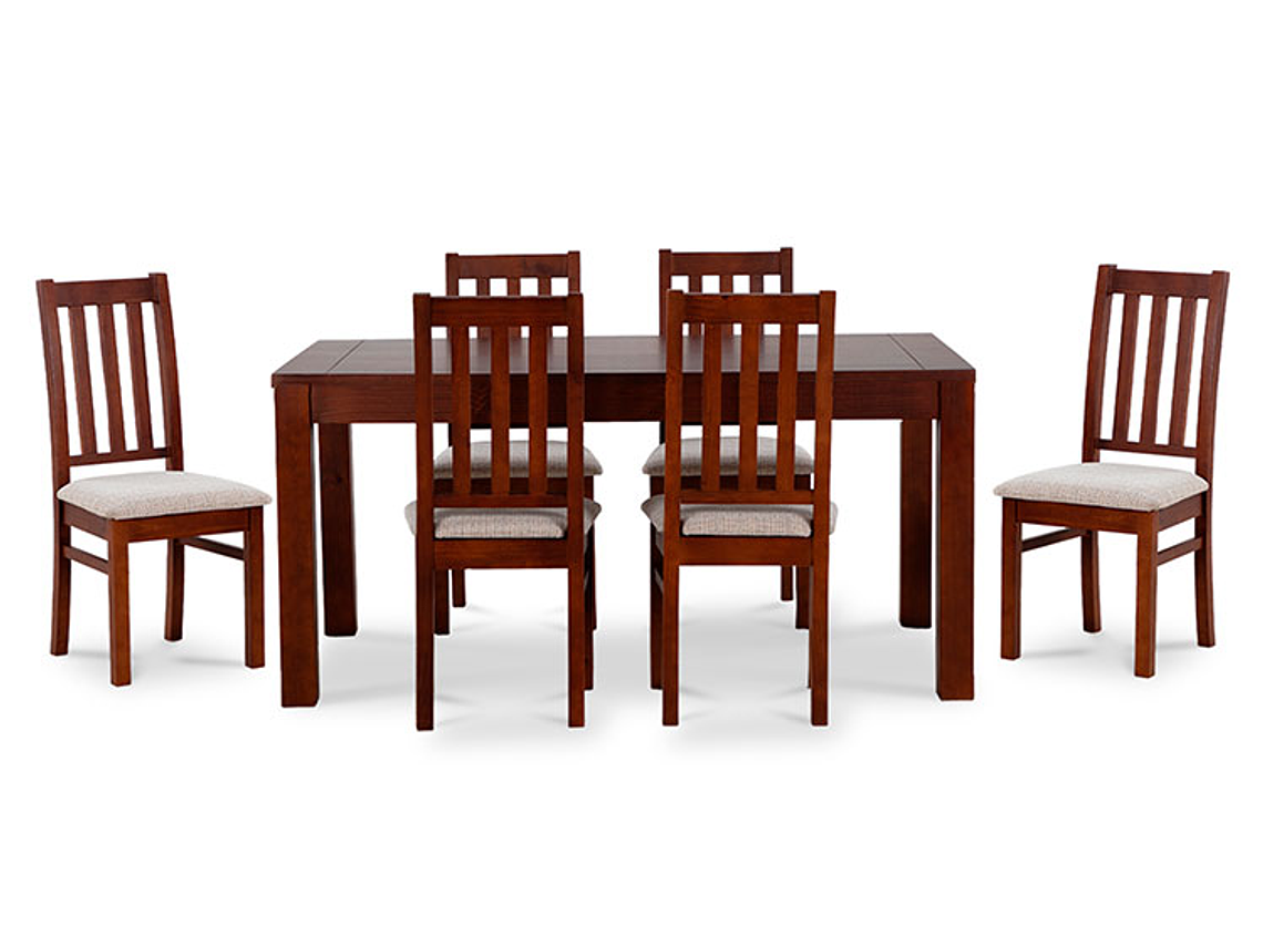 JUEGO DE COMEDOR CIC ÑUBLE 6 SILLAS 8