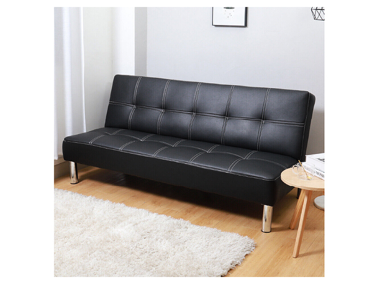 FUTÓN CLYDE 3 CUERPOS NEGRO 6
