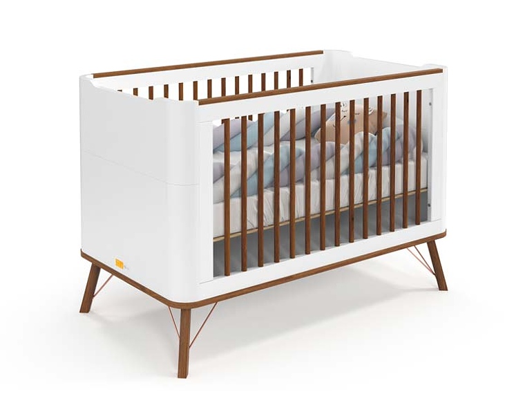 CUNA KIDSCOOL 3 POSICIONES EN 1 ALBI MADERA 1