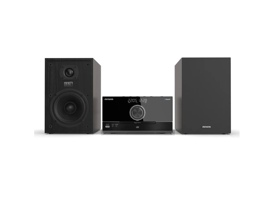 MICROCOMPONENTE AIWA MSBTU-600 CD-PLAYER, BLUETOOTH, FM, MICROSD, USB, AUX, 2