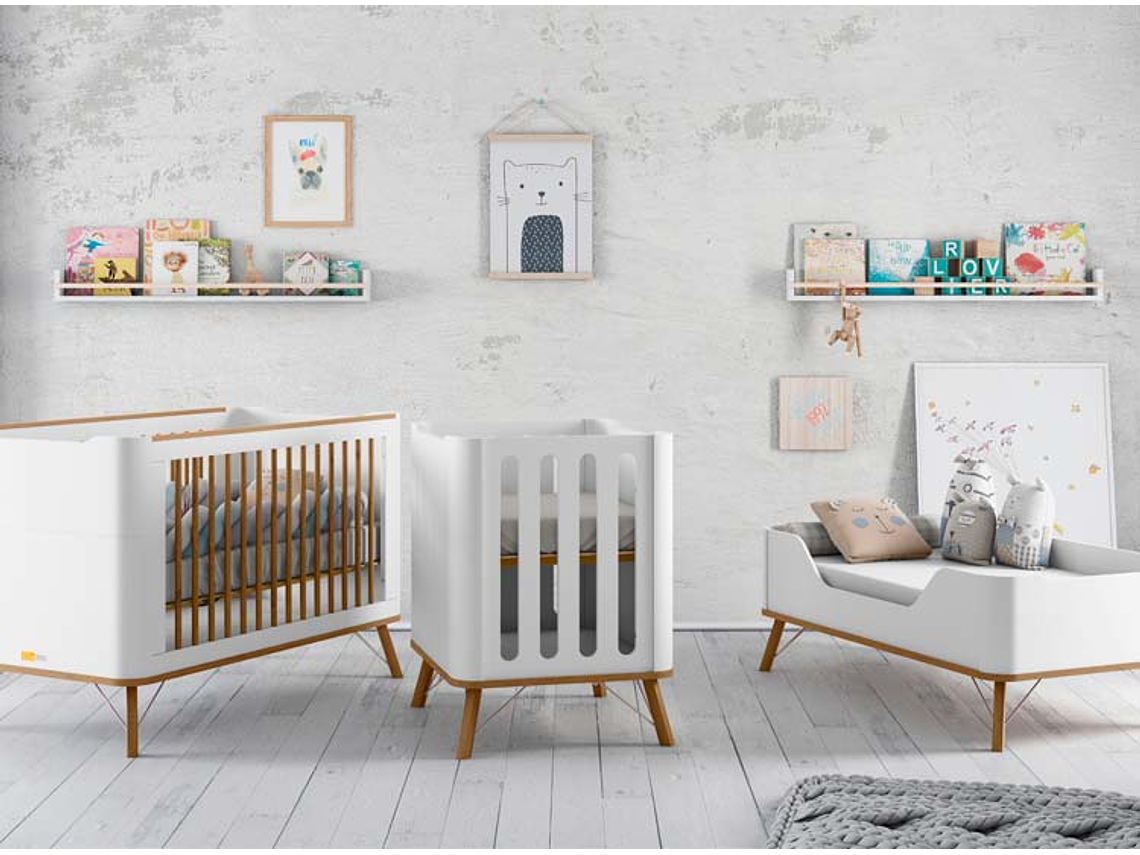 CUNA KIDSCOOL 3 POSICIONES EN 1 ALBI MADERA 4