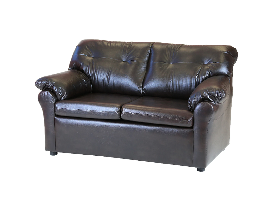 LIVING MUEBLES AMÉRICA 211 CUERO CAFÉ MORO 2