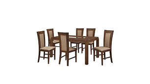 JUEGO DE COMEDOR BALI 1+6