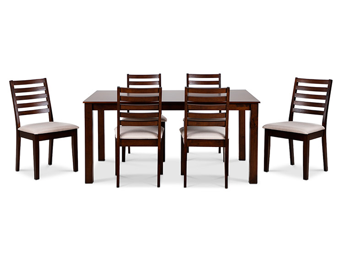 JUEGO DE COMEDOR CIC HELENA 6 SILLAS BEIGE 3