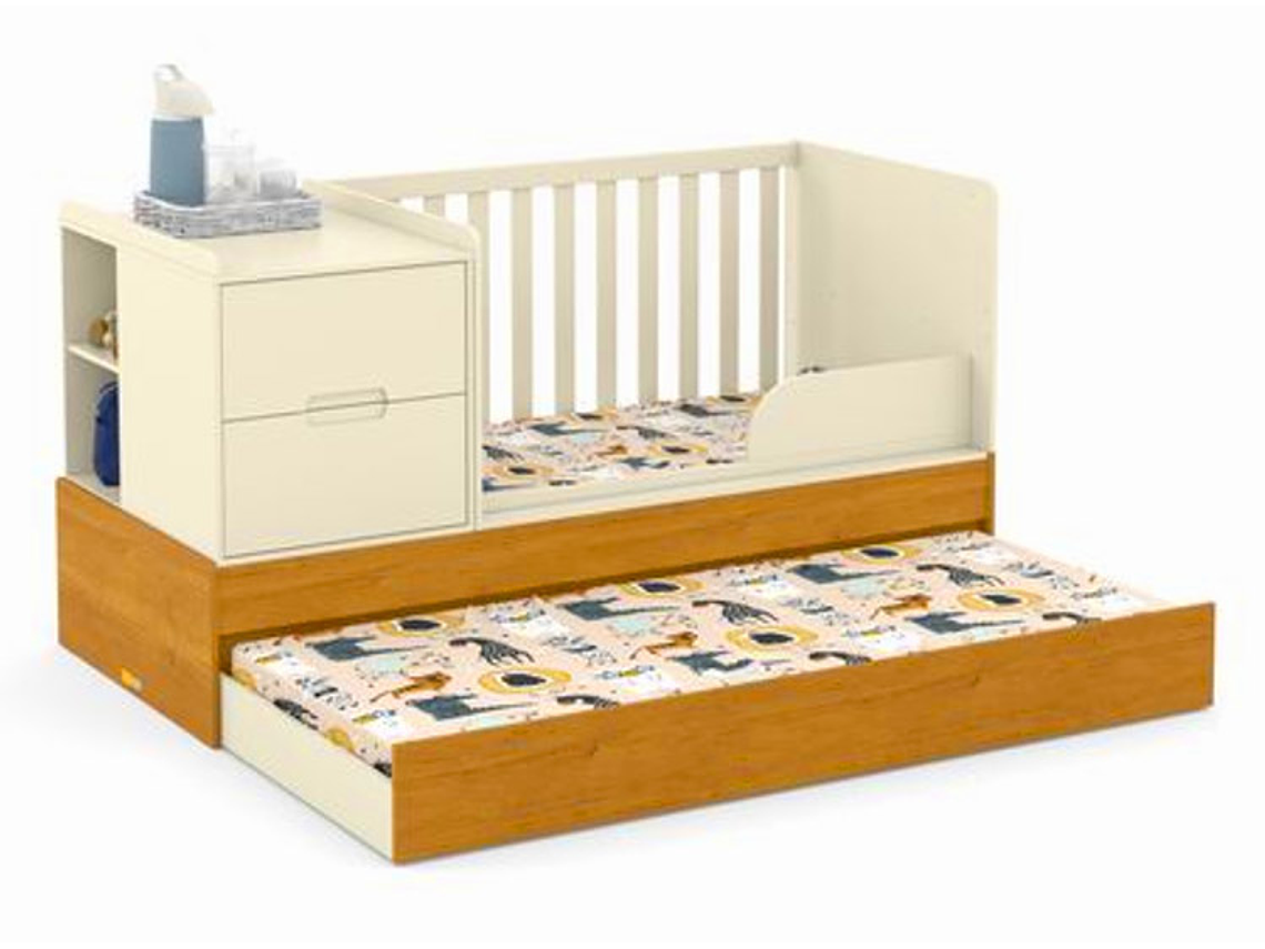 CUNA KIDSCOOL FORMARE ECOWOOD MULTIFUNCION BLANCO 3